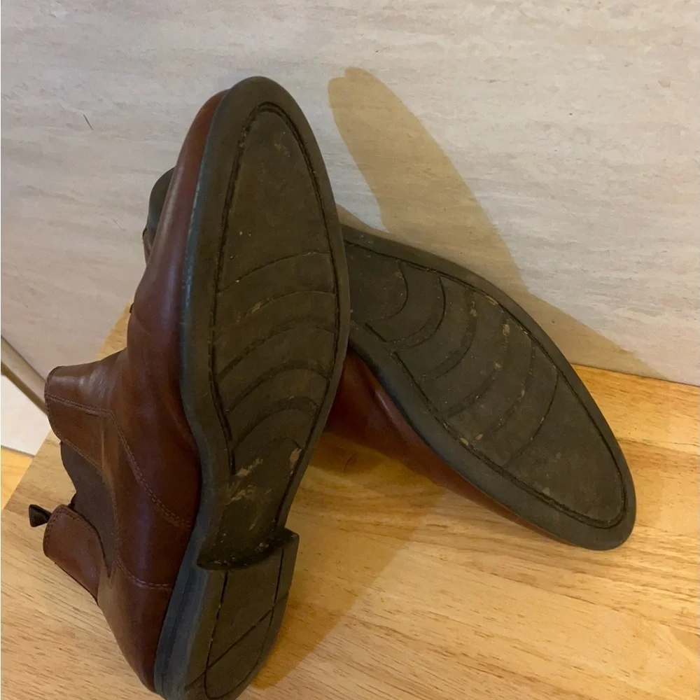 Franco Fortini Ron Men's Brown Leather Chelsea Boots